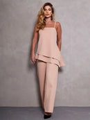 Conjunto Feminino Valentina – Blusa e Calça Pantalona