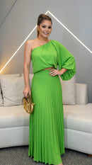 Conjunto Afrodite Plissado Green