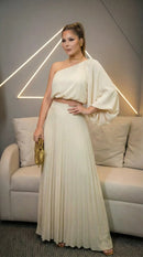 Conjunto Afrodite Plissado Green